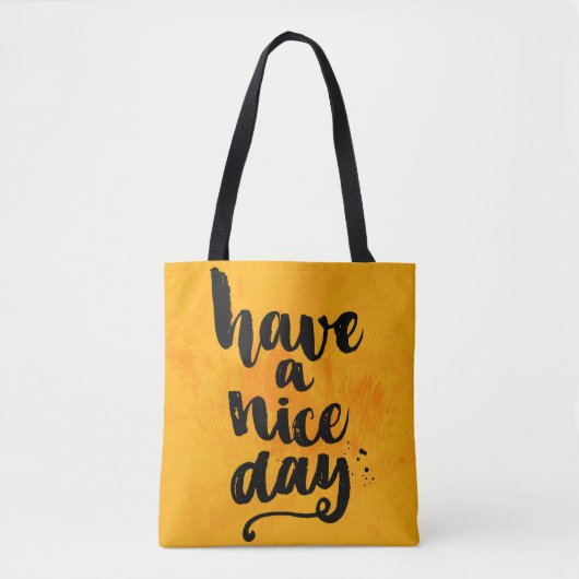 Een fijne dag tote bag (Voorkant)