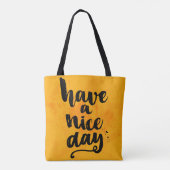 Een fijne dag tote bag (Achterkant)