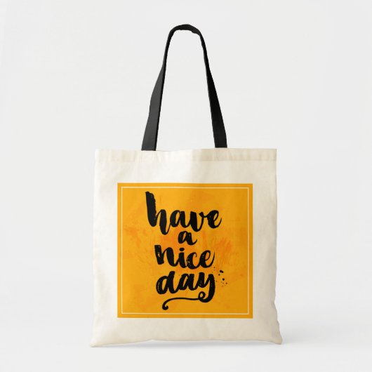 Een fijne dag tote bag (Voorkant)
