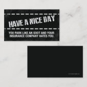 Een fijne dag! visitekaartje (Voorkant / Achterkant)