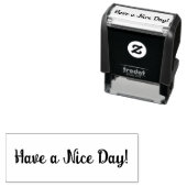Een fijne dag zelfinktende stempel (In situ)