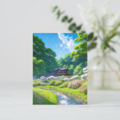 Een fijne Oasis in het hart van het bos Briefkaart (Staand voorkant)