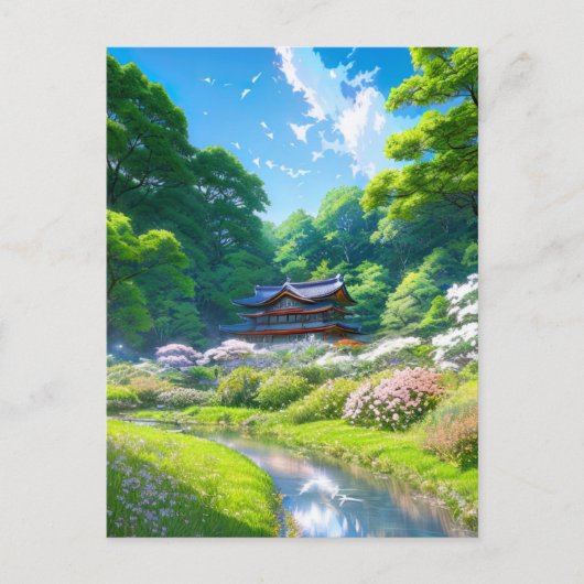 Een fijne Oasis in het hart van het bos Briefkaart (Voorkant)