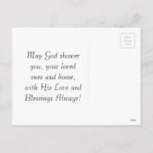  een fijne Thanksgiving Feestdagenkaart (Achterkant)