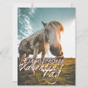 Een fijne Valentijnsdag met een paard dat kijkt