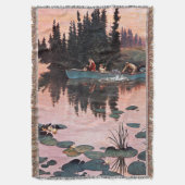 Een fijne vangst door John Clymer Deken (Voorkant Verticaal)