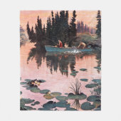 Een fijne vangst door John Clymer Fleece Deken (Voorkant)