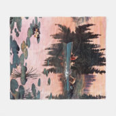 Een fijne vangst door John Clymer Fleece Deken (Voorkant (Horizontaal))