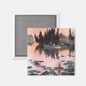 Een fijne vangst door John Clymer Magneet (Voorkant / Achterkant)