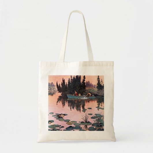 Een fijne vangst door John Clymer Tote Bag (Voorkant)