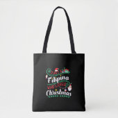 Een Filippijnse die van kerst houdt Tote Bag (Voorkant)