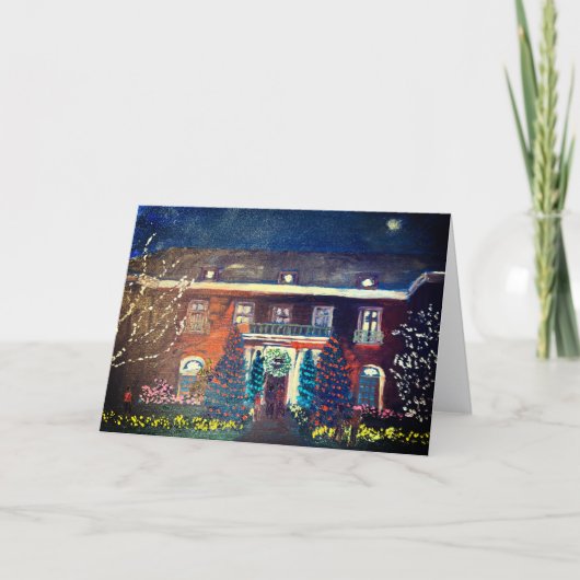 Een Filoli kerstkaart Bedankkaart (Voorkant)