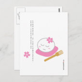 Eén filosofisch Mochi Briefkaart (Voorkant / Achterkant)