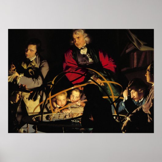 Een filosofische cursus op de Orrery Poster (Voorkant)