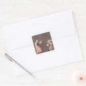 Een filosofische les vierkante sticker (Envelop)