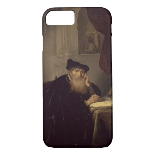 Een filosoof, 1635 (olie op het paneel) Case-Mate iPhone case (Achterkant)