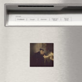 Een filosoof, 1635 (olie op het paneel) magneet (Insitu (Vaatwasser))