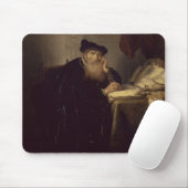 Een filosoof, 1635 (olie op het paneel) muismat (Met muis)