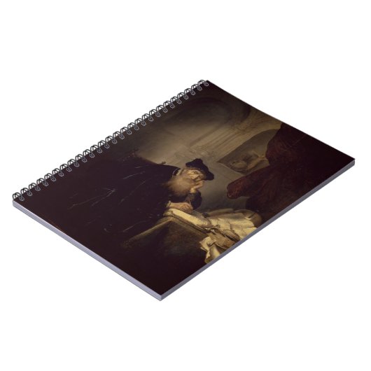 Een filosoof, 1635 (olie op het paneel) notitieboek (Linkerzijde)