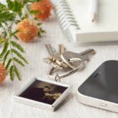 Een filosoof, 1635 (olie op het paneel) sleutelhanger (Zijkant)