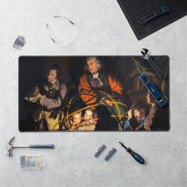 Een filosoof die lesgeeft over het Ordrery zonnest Bureaumat