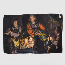 Een filosoof die lesgeeft over het Ordrery zonnest Golfhanddoek