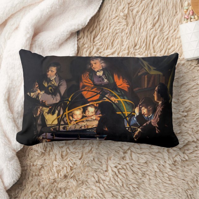 Een filosoof die lesgeeft over het Ordrery zonnest Kussen (Deken)