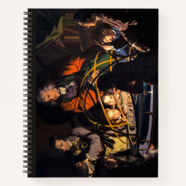 Een filosoof die lesgeeft over het Ordrery zonnest Notitieboek