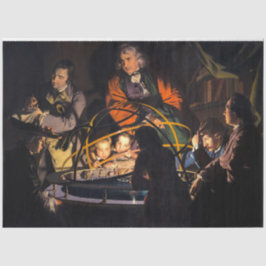 Een filosoof die lesgeeft over het Ordrery zonnest Tissuepapier