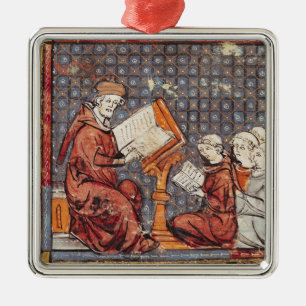 Een filosoof onderricht in Parijs Metalen Ornament