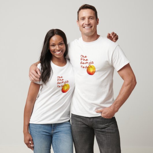 Eén Fine Georgia Peach T-shirt (Unisex)