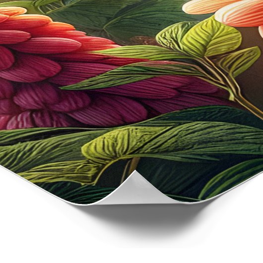 Een fladderend moment poster (Hoek)