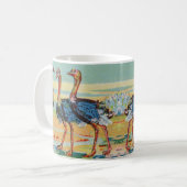 Een flamboyante flamingo mok (Voorkant links)