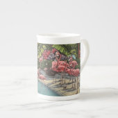 Een flamboyante flamingo mok (Voorkant rechts)