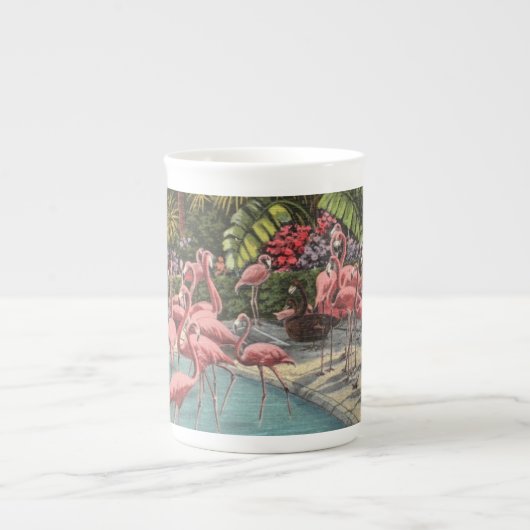 Een flamboyante flamingo mok (Voorkant)