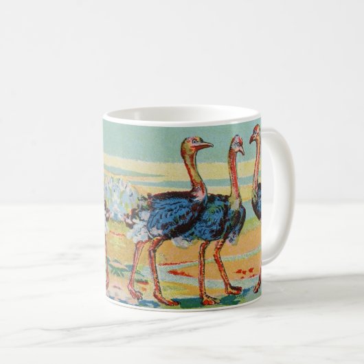 Een flamboyante Mok van flamingo's (Voorkant rechts)