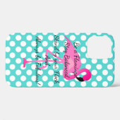 Een Flamingo Phone Case (Achterkant (horizontaal))