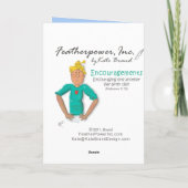 Een flank van Hope Feestdagen Kaart (Achterkant)