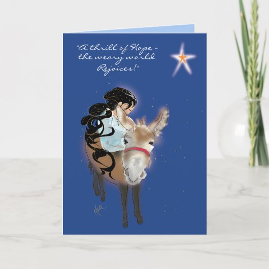 Een flank van Hope Feestdagen Kaart (Voorkant)