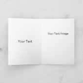 Een flare van kleur Wenskaart Bedankkaart (Binnen)