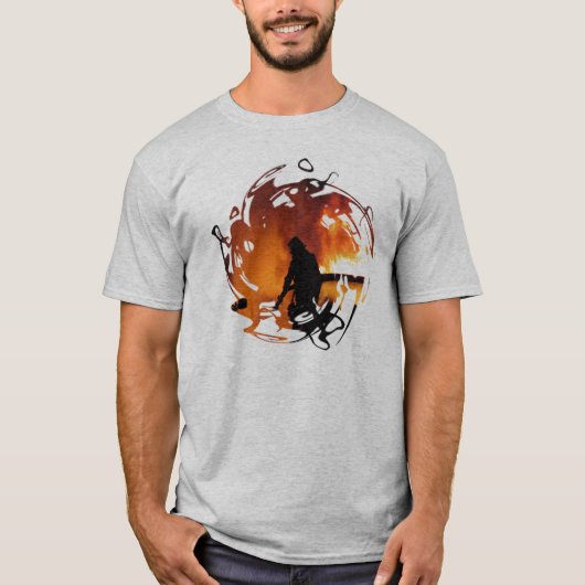 Een flessencirkel t-shirt (Voorkant)
