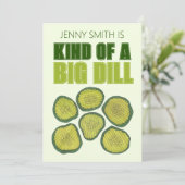 Een flinke stamper Groene augurkchip Congrats Kaart (Staand voorkant)