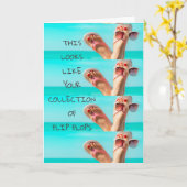 EEN "FLIP-FLOP" VULDE TWEEDE DAG-KAART VOOR "U" KAART (Gele Bloem)