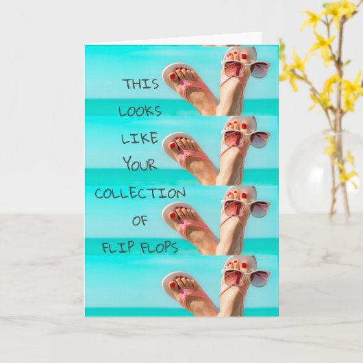 EEN "FLIP-FLOP" VULDE TWEEDE DAG-KAART VOOR "U" KAART (Gele Bloem)