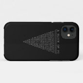 Een flitsachtig segment van Pi Case-Mate iPhone Case (Achterkant (horizontaal))