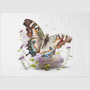 Een Floral Butterfly Series Design 2 Tissuepapier
