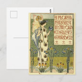 Een Floral Fantasy in een oude Engelse tuin Briefkaart (Voorkant / Achterkant)