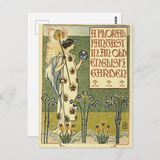 Een Floral Fantasy in een oude Engelse tuin Briefkaart (Voorkant / Achterkant)