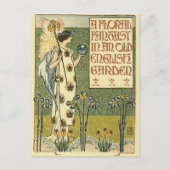 Een Floral Fantasy in een oude Engelse tuin Briefkaart (Voorkant)