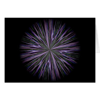 een floral mandala - kaart om het middelpunt te le